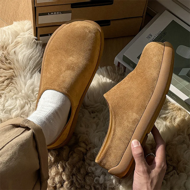 Premium Suede Leather Mules