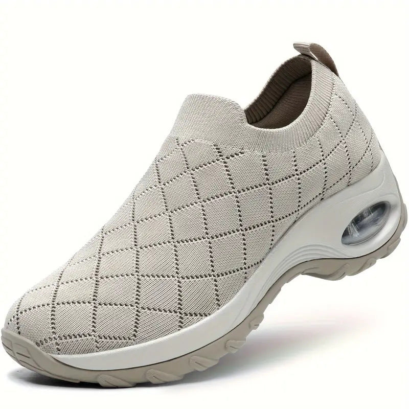 Orthopedic Women’s Air-Cushioned Slip-On Walking Shoes