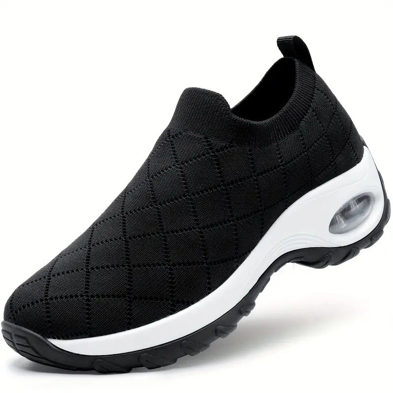 Orthopedic Women’s Air-Cushioned Slip-On Walking Shoes