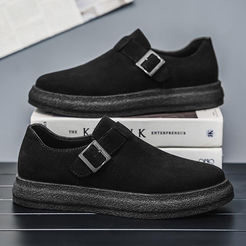 GIANNI MILANO Men’s Leather Loafers – Classic Slip-On Dress Shoes