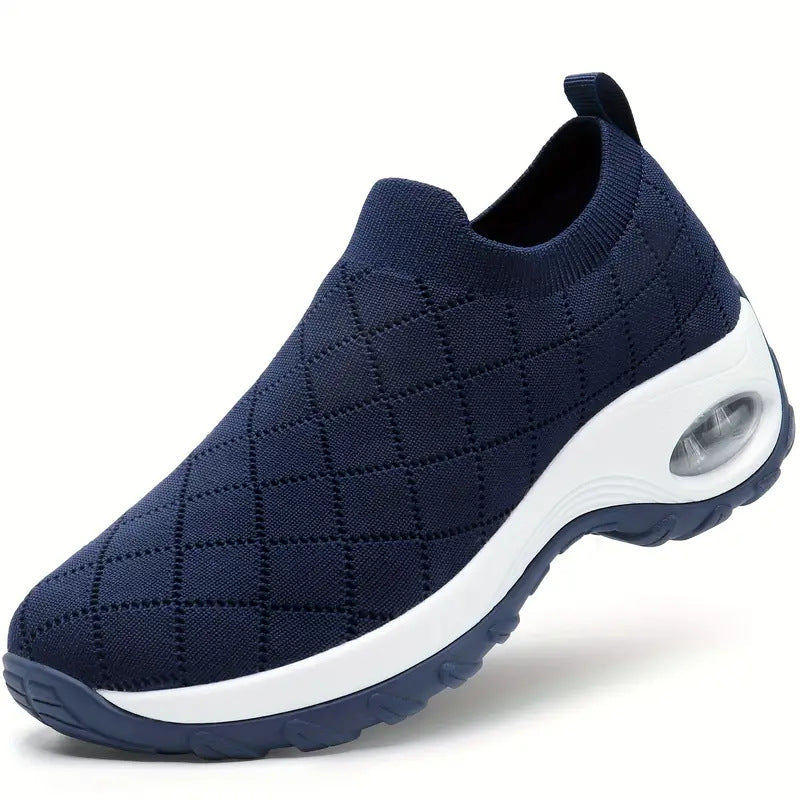 Orthopedic Women’s Air-Cushioned Slip-On Walking Shoes