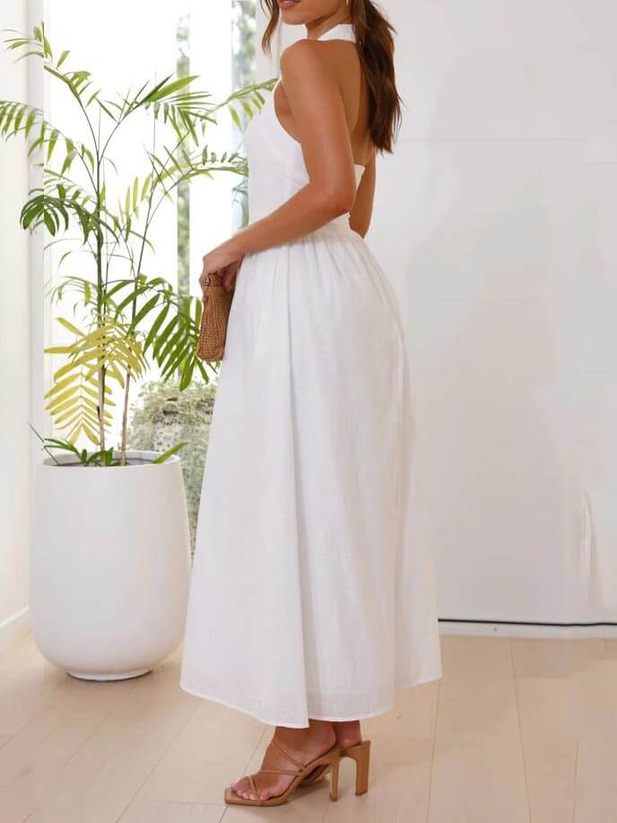 Black Halo Waist Dress