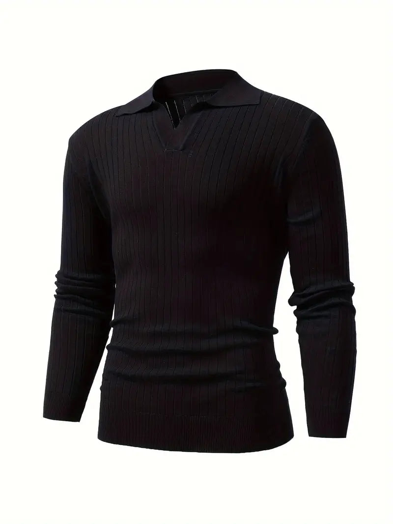 Men’s V-Neck Long Sleeve T-Shirt