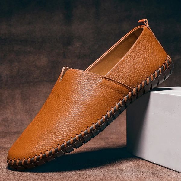 GIANNI LEATHER LOAFERS