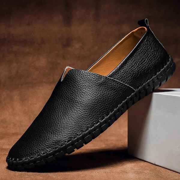 GIANNI LEATHER LOAFERS