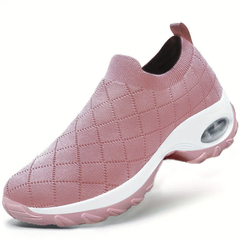 Orthopedic Women’s Air-Cushioned Slip-On Walking Shoes