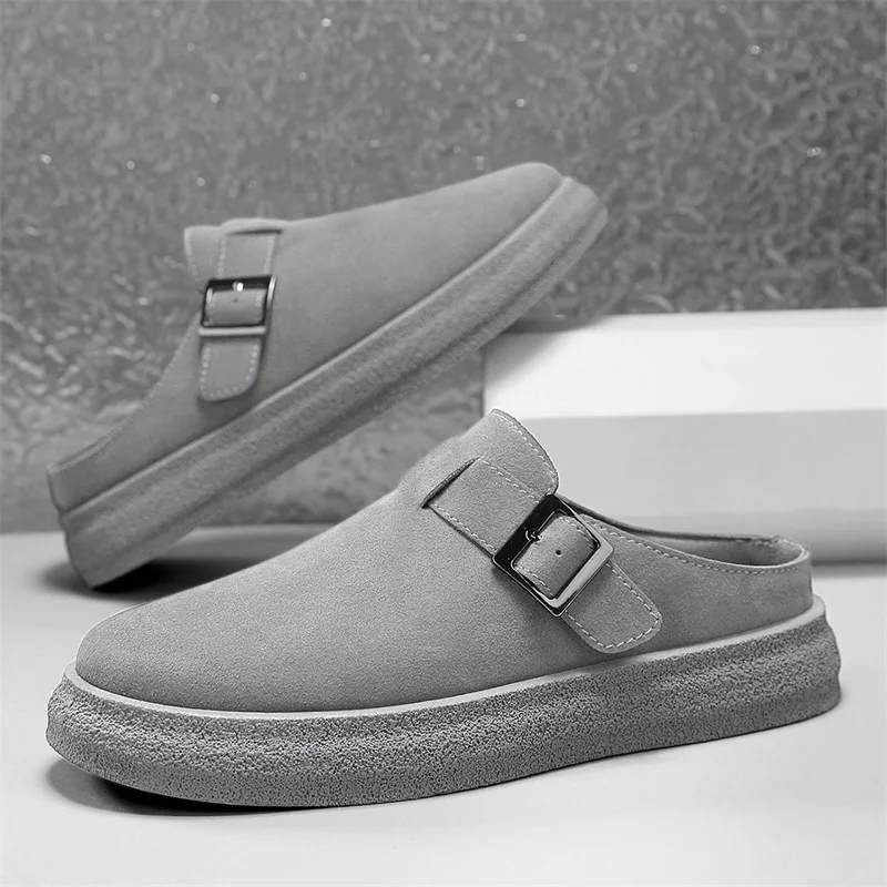 GIANNI MILANO Men’s Suede Slippers – Casual Luxe Slip-Ons