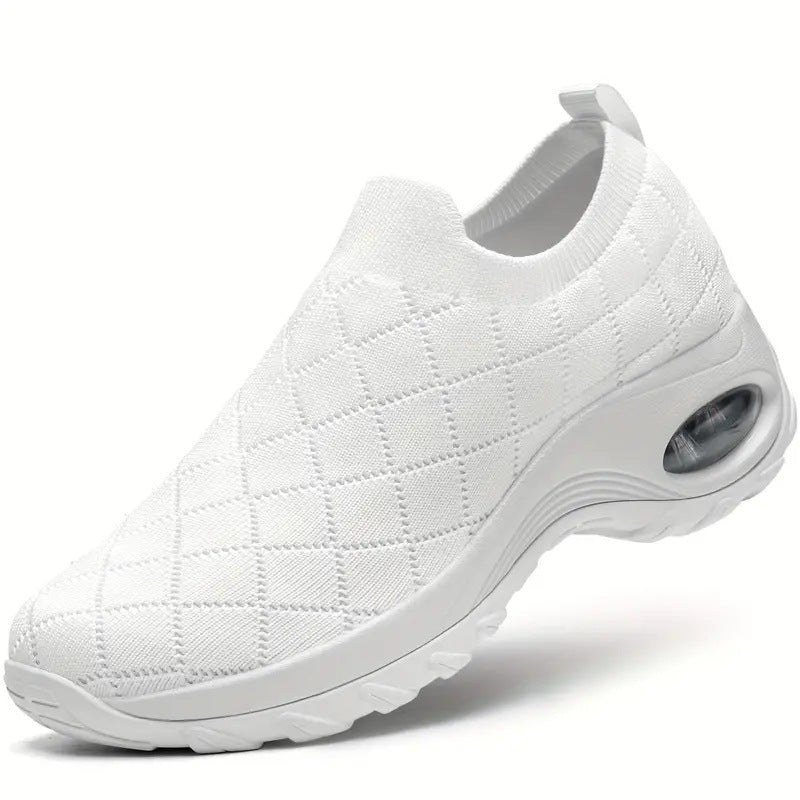 Orthopedic Women’s Air-Cushioned Slip-On Walking Shoes