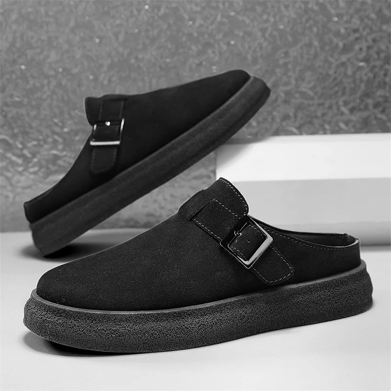 GIANNI MILANO Men’s Suede Slippers – Casual Luxe Slip-Ons