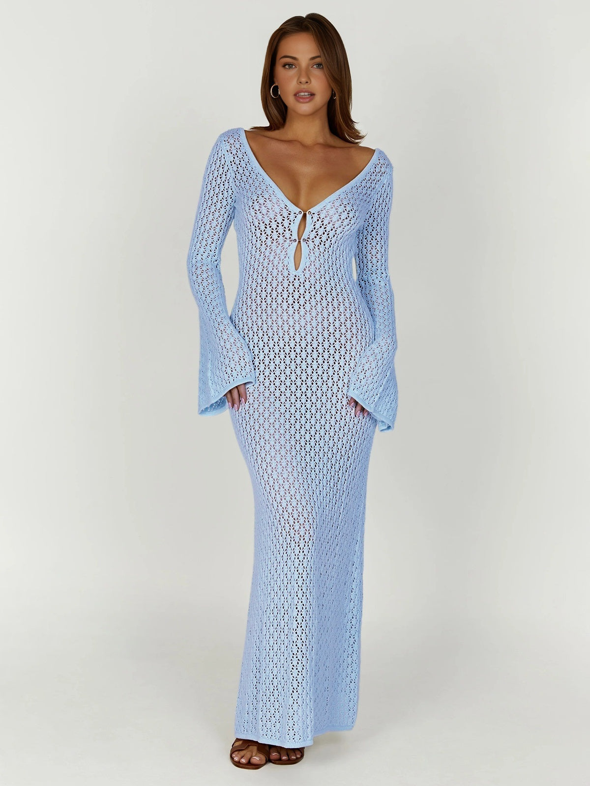 Breeze Back Long Sleeve Dress