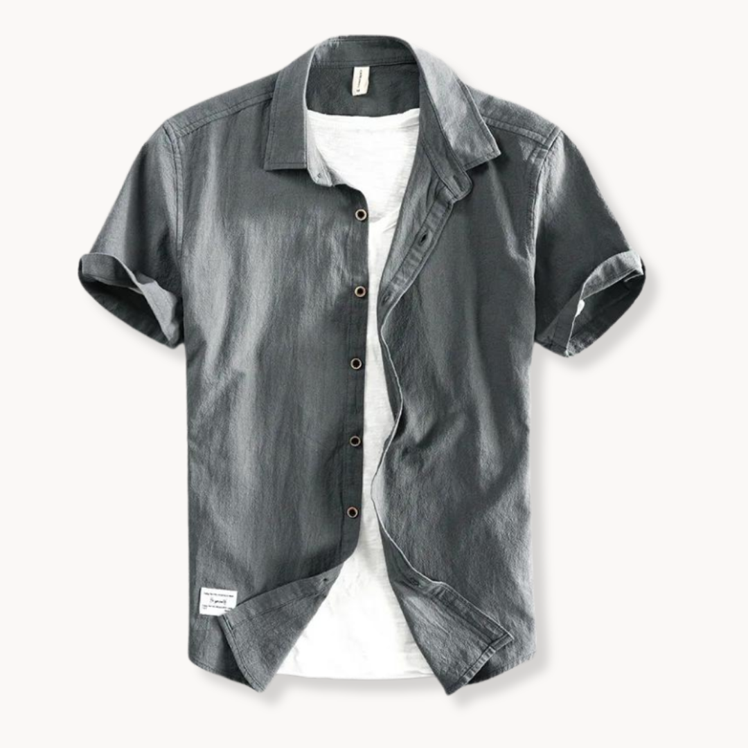 Amalfi Men’s Linen Shirt – Lightweight, Breathable Summer Wear