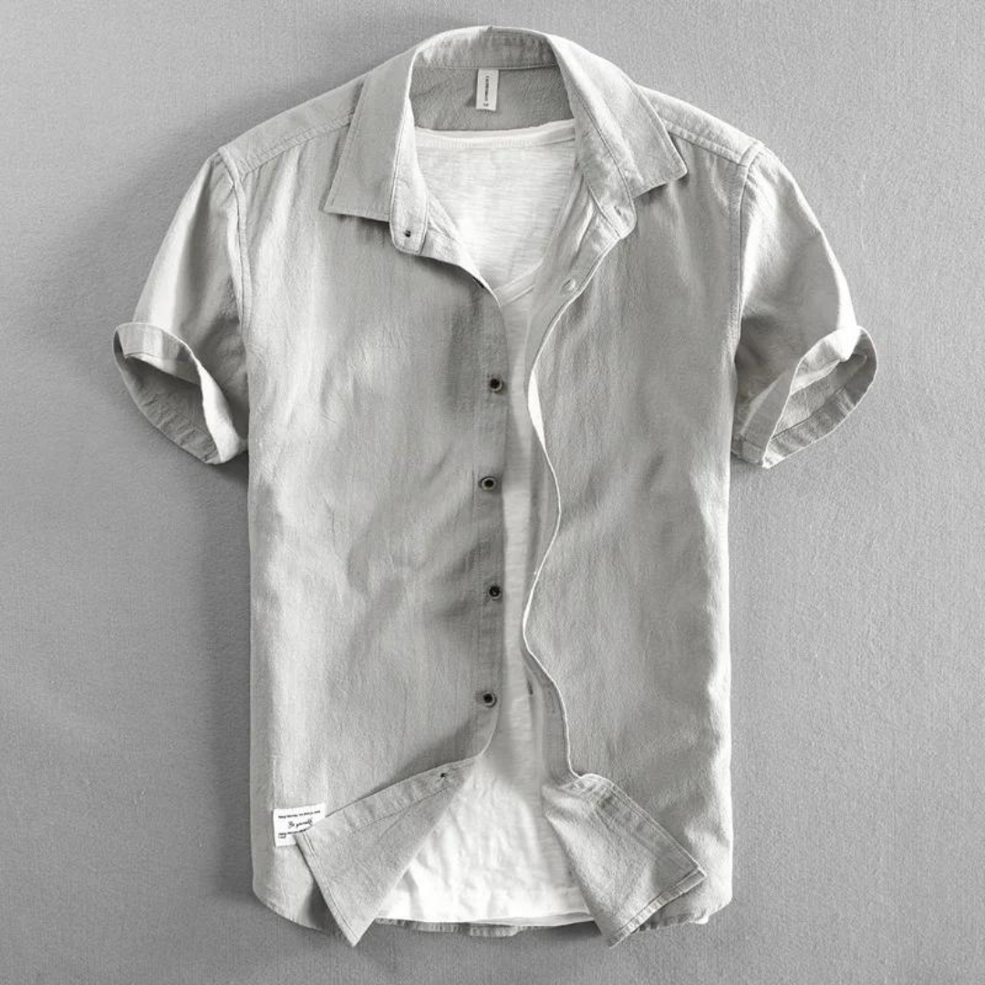 Amalfi Men’s Linen Shirt – Lightweight, Breathable Summer Wear