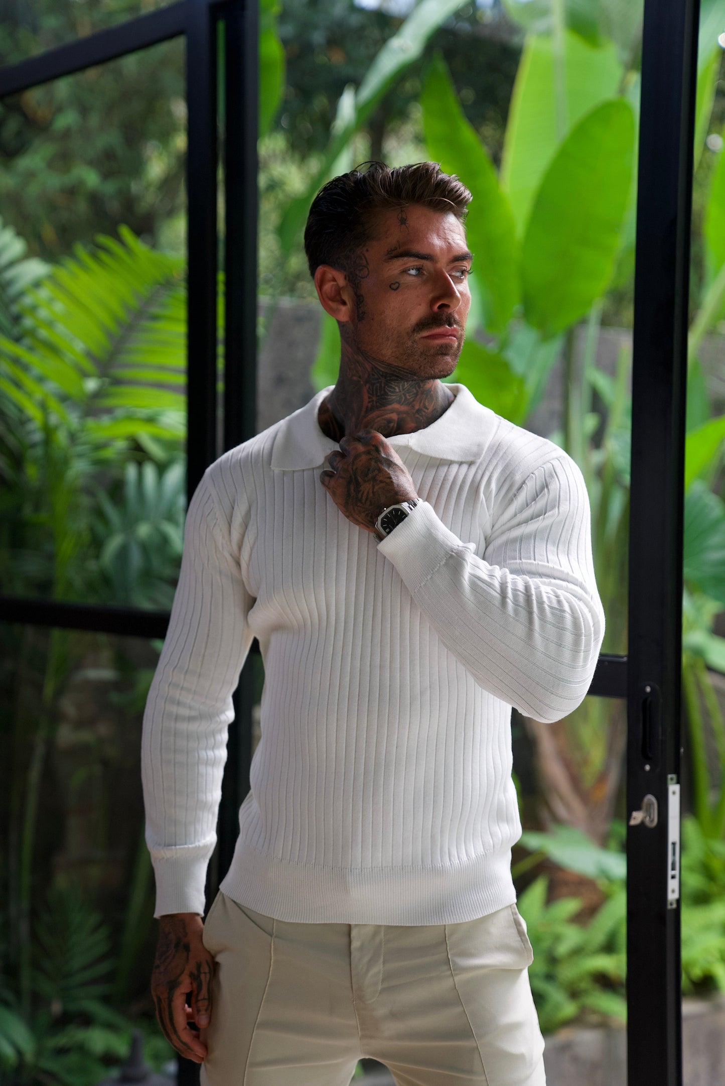Men’s V-Neck Long Sleeve T-Shirt