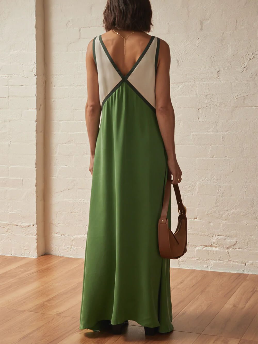Zara Panel Play V-Neck Dress