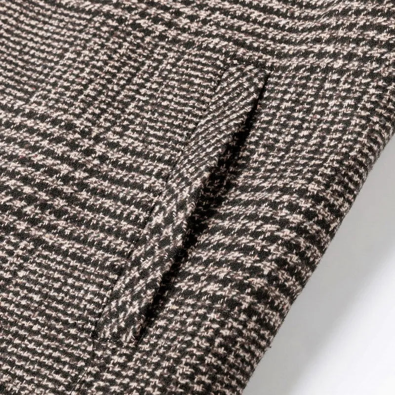 Morgan Plaid Short Coat