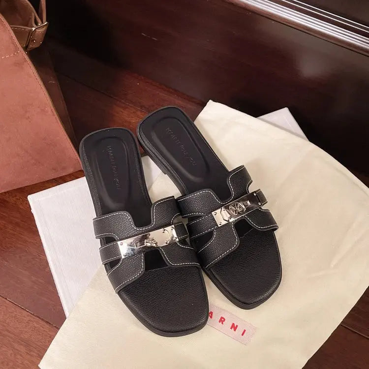 Golden Charm Sandals