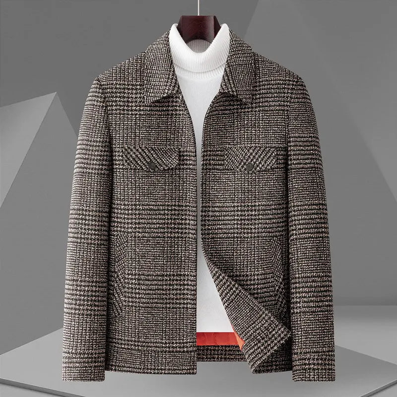 Morgan Plaid Short Coat