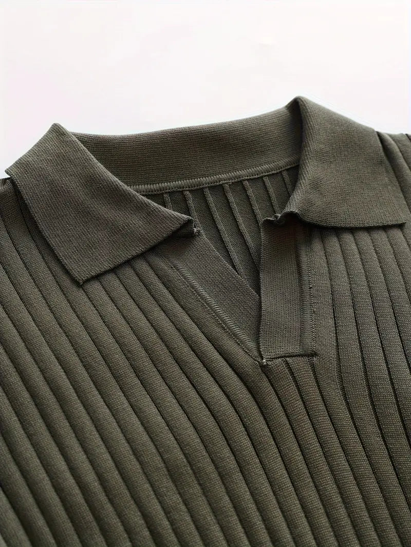 Men’s V-Neck Long Sleeve T-Shirt