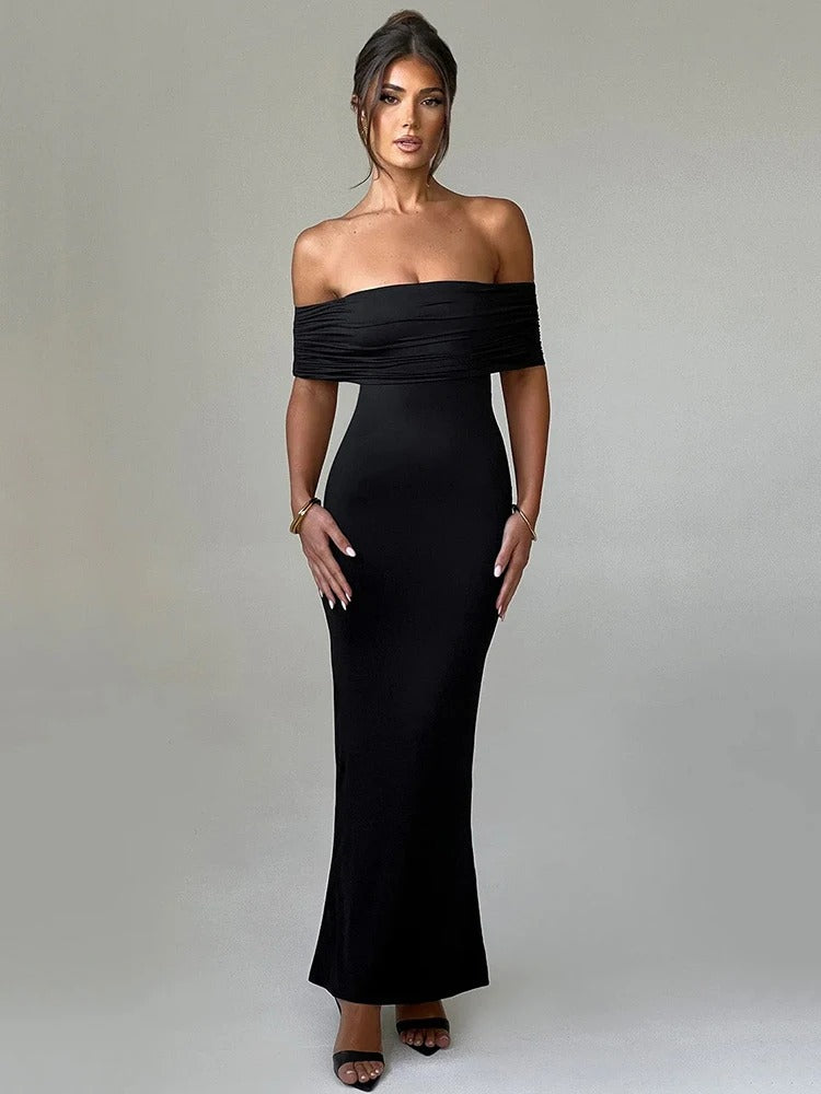 Isabella Strapless Bodycon Maxi Dress
