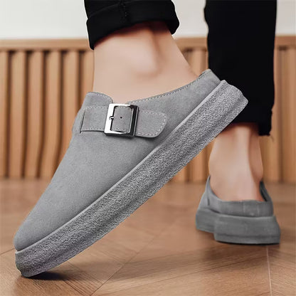 GIANNI MILANO Men’s Suede Slippers – Casual Luxe Slip-Ons