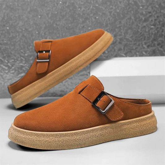GIANNI MILANO Men’s Suede Slippers – Casual Luxe Slip-Ons