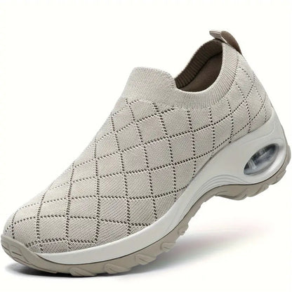 Orthopedic Women’s Air-Cushioned Slip-On Walking Shoes