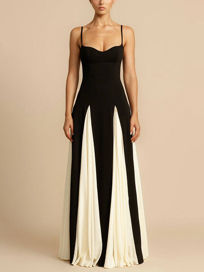Camille Veil A-line Slip Maxi Dress