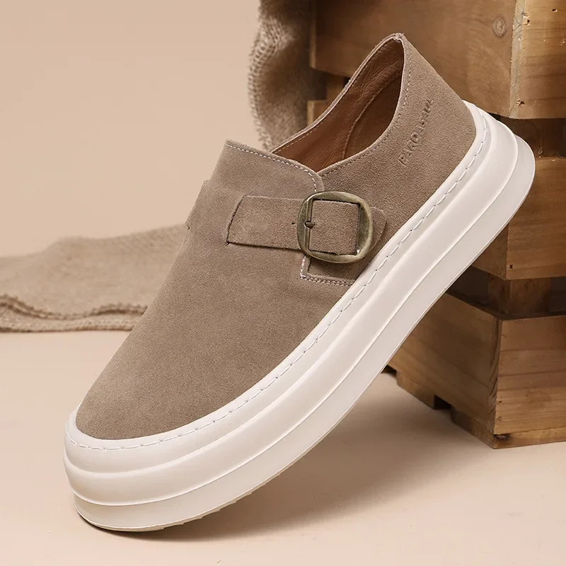 MILANO VERO Men’s Retro Loafers – Lightweight Slip-On Comfort Shoes