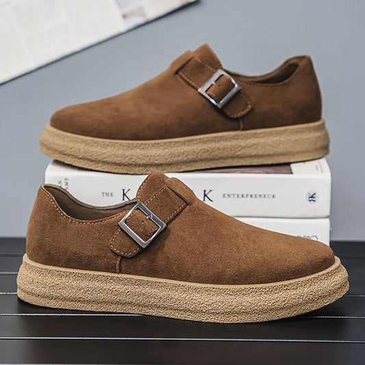 GIANNI MILANO Men’s Leather Loafers – Classic Slip-On Dress Shoes