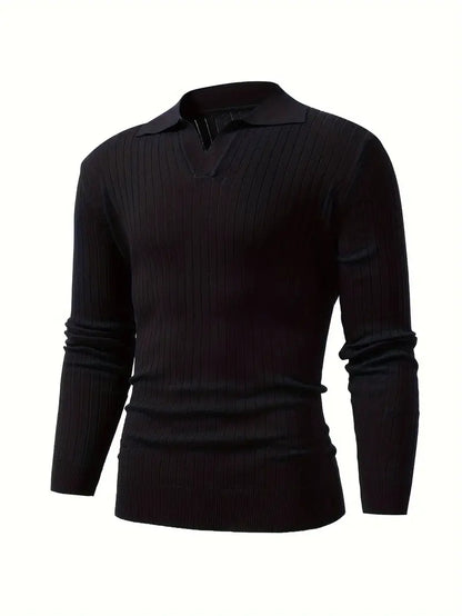 Men’s V-Neck Long Sleeve T-Shirt