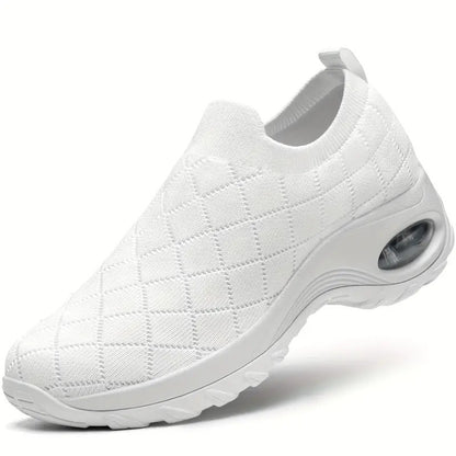 Orthopedic Women’s Air-Cushioned Slip-On Walking Shoes