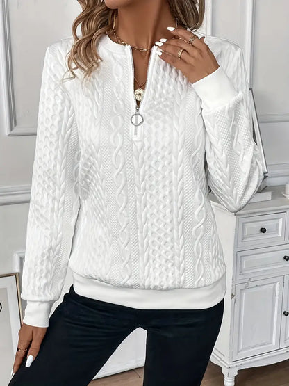 The Ivy Zip-Up Sweater