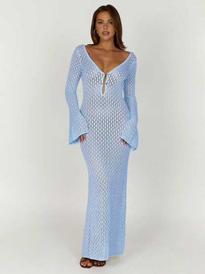 Breeze Back Long Sleeve Dress