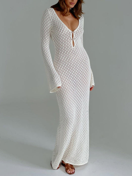 Breeze Back Long Sleeve Dress