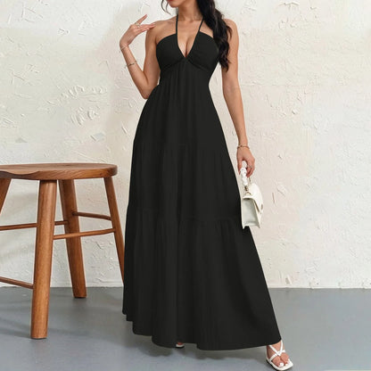 Éloria Lace-Up A-Line Dress