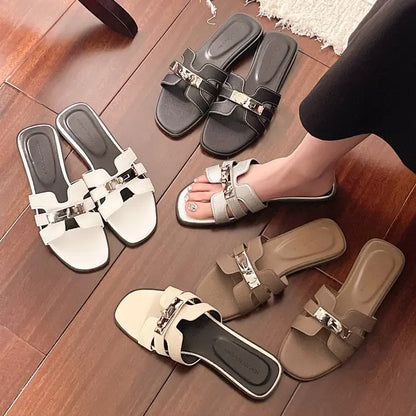 Golden Charm Sandals
