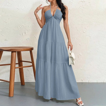 Éloria Lace-Up A-Line Dress