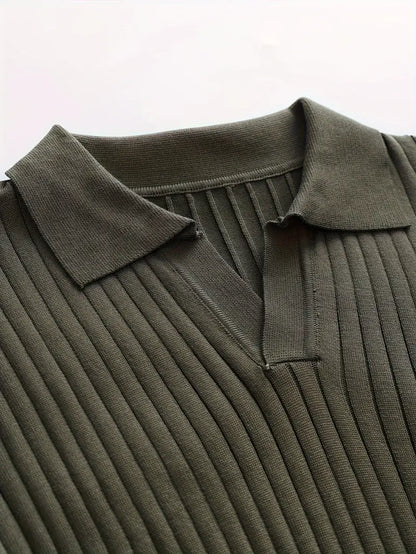 Men’s V-Neck Long Sleeve T-Shirt