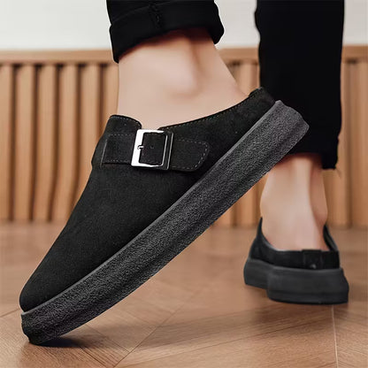 GIANNI MILANO Men’s Suede Slippers – Casual Luxe Slip-Ons